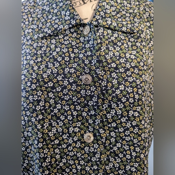 Vintage Lori Ann Floral 2 Piece Skirt Set Size 8 - Picture 6 of 9